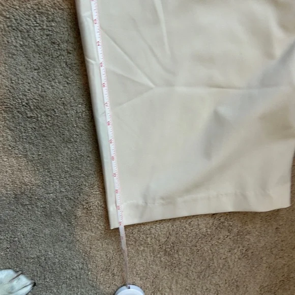 Elegant Cream Ankle Pants - Picture 4 of 7